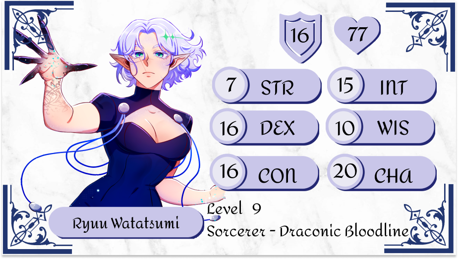 Stats Card Ryuu